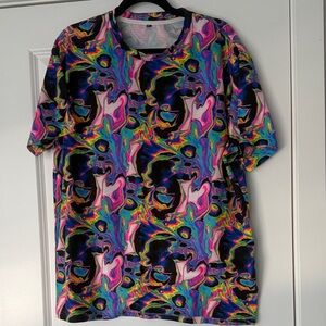 Multicolor Abstract Men's Shirt